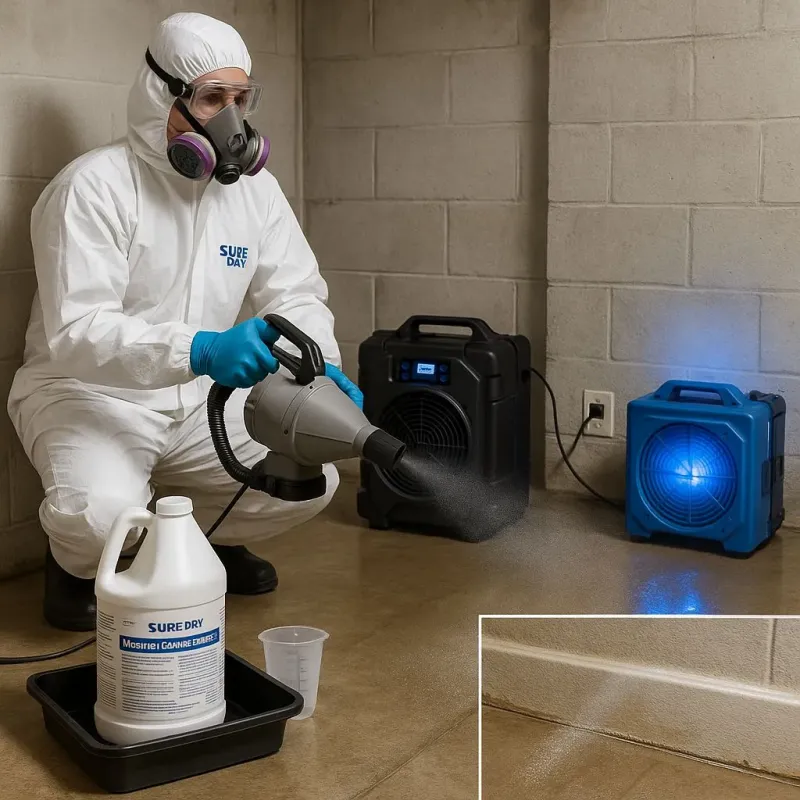 Sanitization and Odor Removal process in Mount Airy, MD
